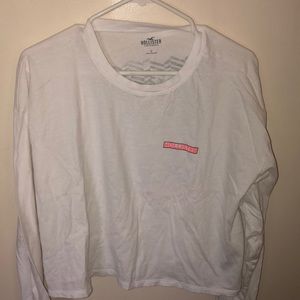 Hollister long sleeve crop top shirt